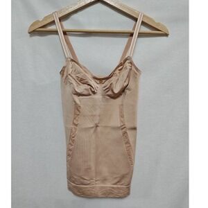 Annette Compression Shapewear Tank Top Nude Beige Camisole Small S New